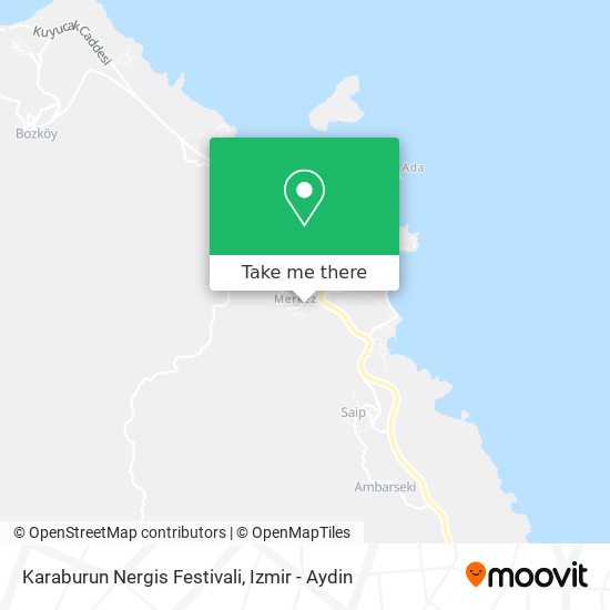 Karaburun Nergis Festivali map