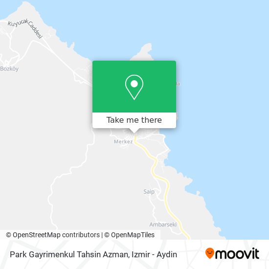 Park Gayrimenkul Tahsin Azman map