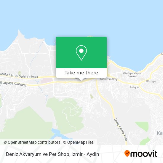 Deniz Akvaryum ve Pet Shop map