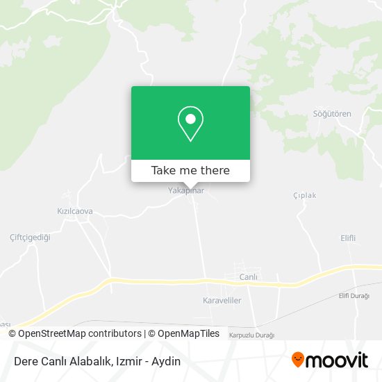 Dere Canlı Alabalık map