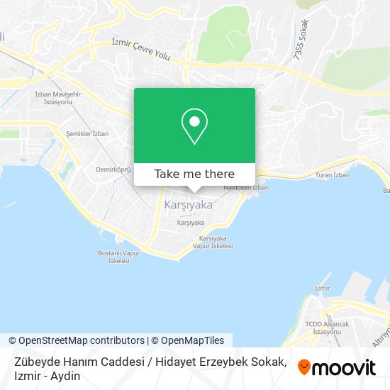 Zübeyde Hanım Caddesi / Hidayet Erzeybek Sokak map