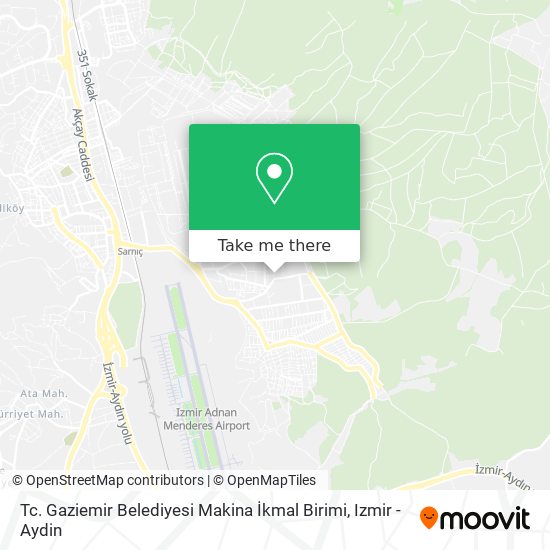 Tc. Gaziemir Belediyesi Makina İkmal Birimi map