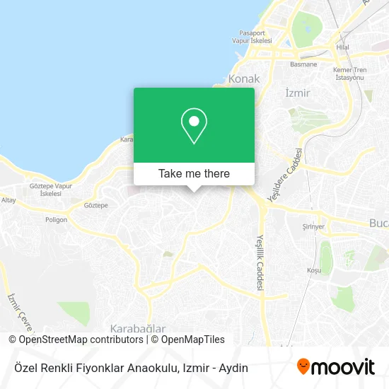 Özel Renkli Fiyonklar Anaokulu map