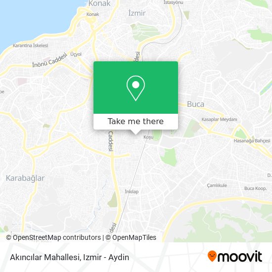 Akıncılar Mahallesi map