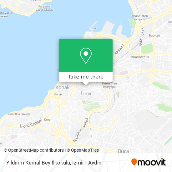 Yıldırım Kemal Bey İlkokulu map
