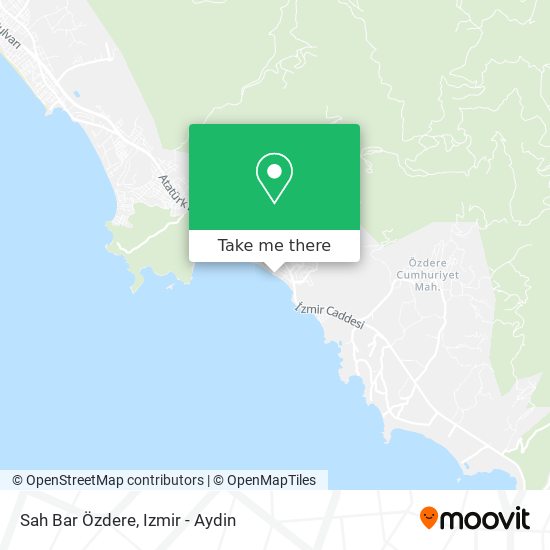Sah Bar Özdere map