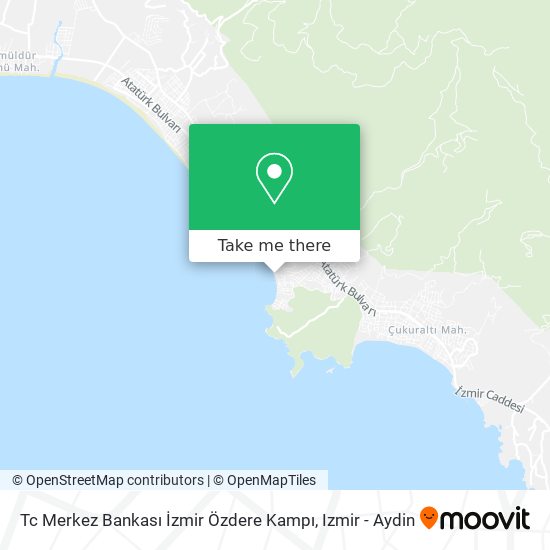 Tc Merkez Bankası İzmir Özdere Kampı map