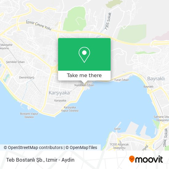 Teb Bostanlı Şb. map
