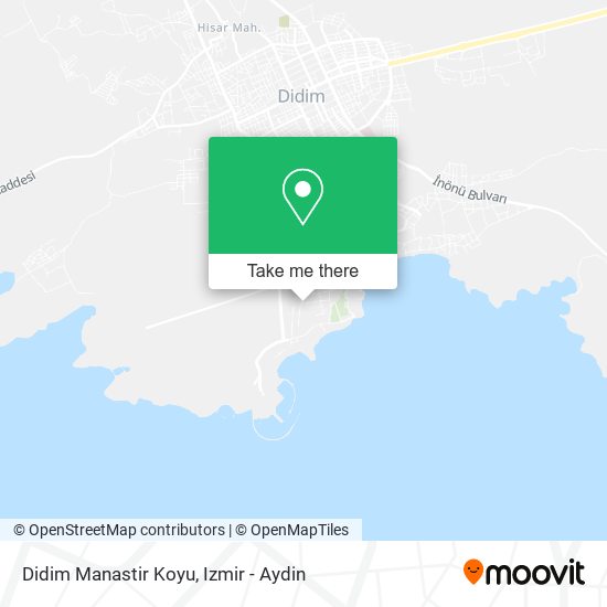 Didim Manastir Koyu map