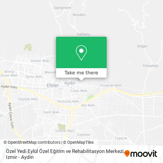 Özel Yedi Eylül Özel Eğitim ve Rehabilitasyon Merkezi map