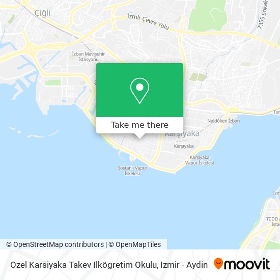 Ozel Karsiyaka Takev Ilkögretim Okulu map