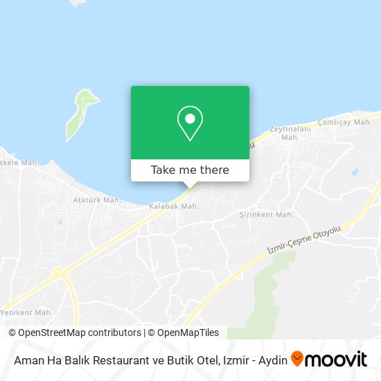 Aman Ha Balık Restaurant ve Butik Otel map