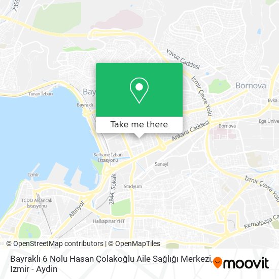 Bayraklı 6 Nolu Hasan Çolakoğlu Aile Sağlığı Merkezi map