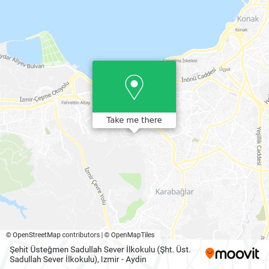 Şehit Üsteğmen Sadullah Sever İlkokulu (Şht. Üst. Sadullah Sever İlkokulu) map
