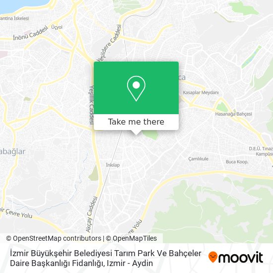 İzmir Büyükşehir Belediyesi Tarım Park Ve Bahçeler Daire Başkanlığı Fidanlığı map
