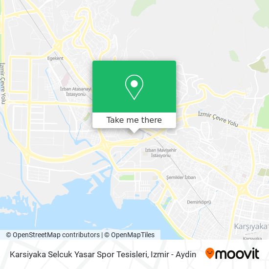 Karsiyaka Selcuk Yasar Spor Tesisleri map
