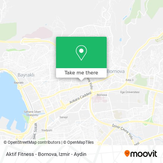 Aktif Fitness - Bornova map