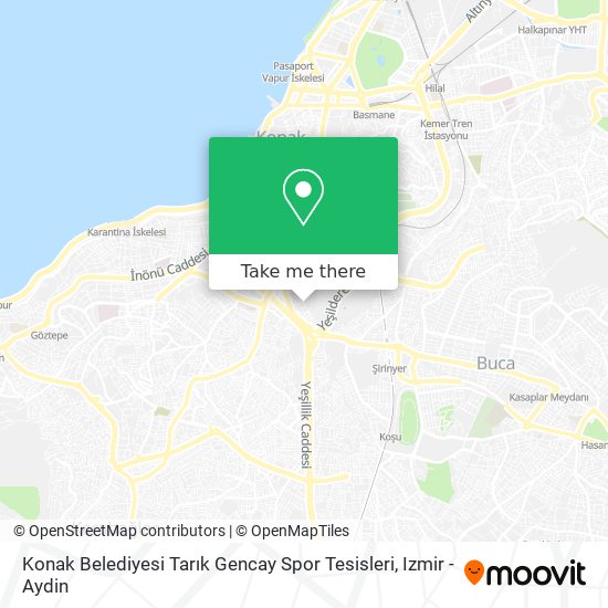 Konak Belediyesi Tarık Gencay Spor Tesisleri map