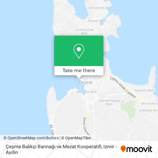 Çeşme Balıkçı Barınağı ve Mezat Kooperatifi map