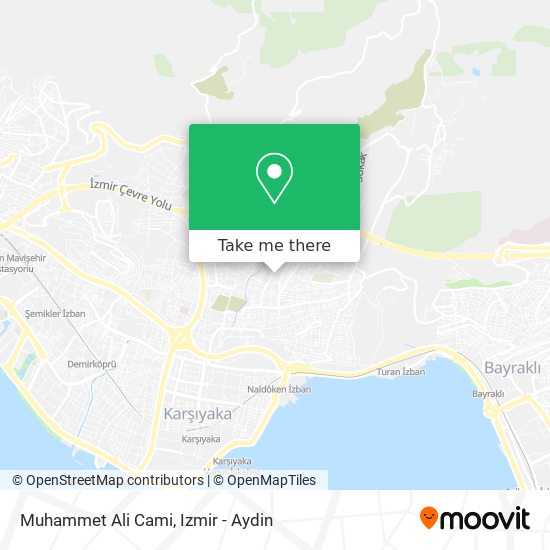 Muhammet Ali Cami map