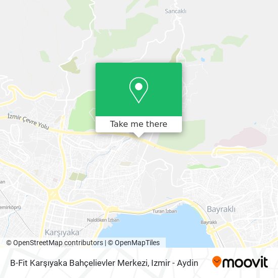 B-Fit Karşıyaka Bahçelievler Merkezi map