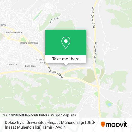 Dokuz Eylül Üniversitesi-İnşaat Mühendisliği (DEÜ-İnşaat Mühendisliği) map