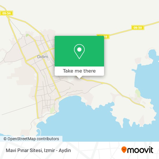 Mavi Pınar Sitesi map