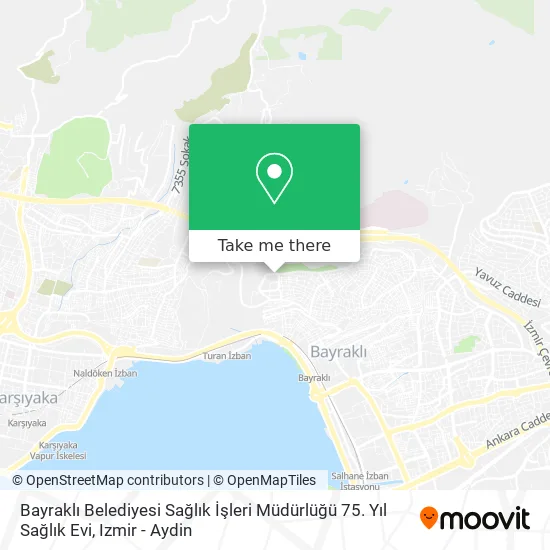 Bayraklı Belediyesi Sağlık İşleri Müdürlüğü 75. Yıl Sağlık Evi map