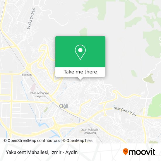 Yakakent Mahallesi map