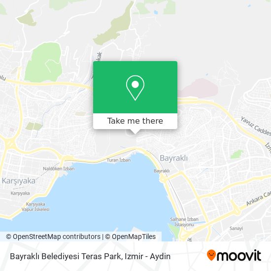 Bayraklı Belediyesi Teras Park map