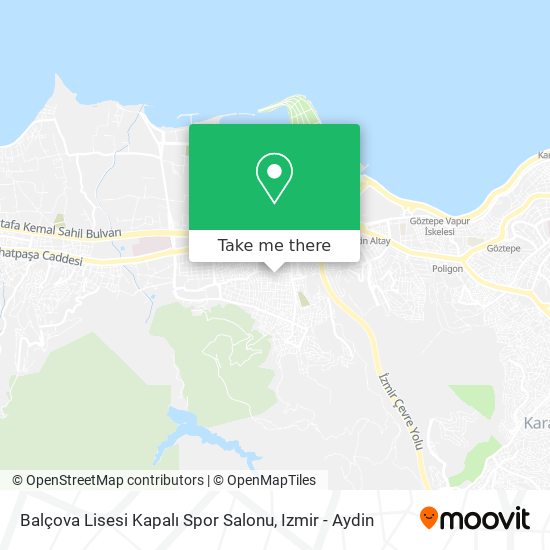 Balçova Lisesi Kapalı Spor Salonu map