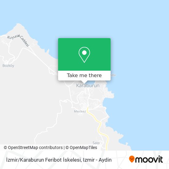 İzmir / Karaburun Feribot İskelesi map