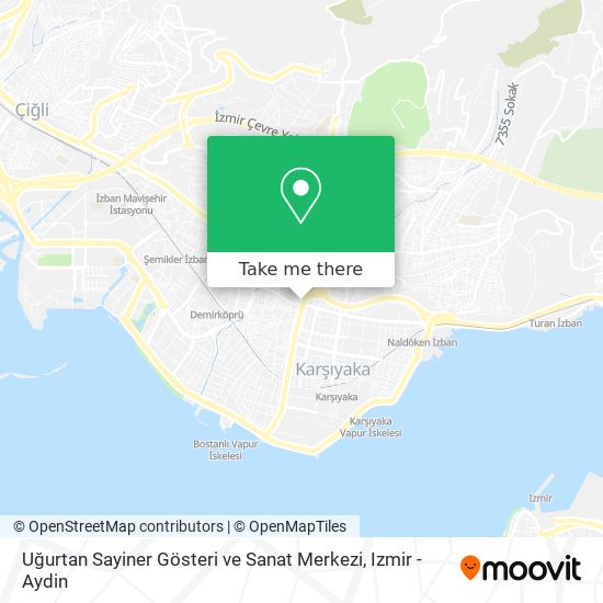 Uğurtan Sayiner Gösteri ve Sanat Merkezi map