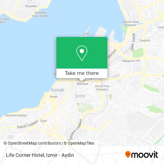 Life Corner Hotel map