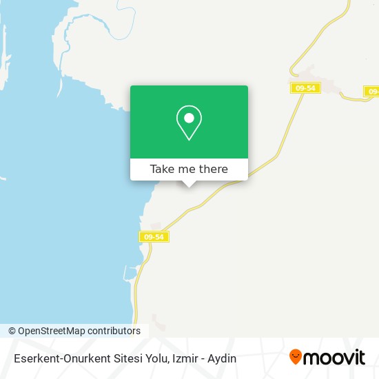 Eserkent-Onurkent Sitesi Yolu map