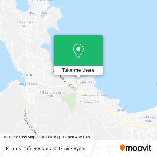 Rooms Cafe Restaurant map