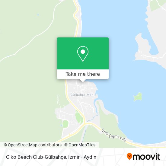 Ciko Beach Club-Gülbahçe map