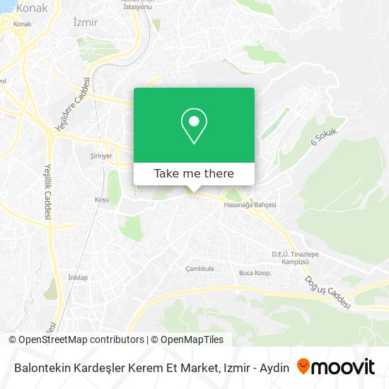 Balontekin Kardeşler Kerem Et Market map