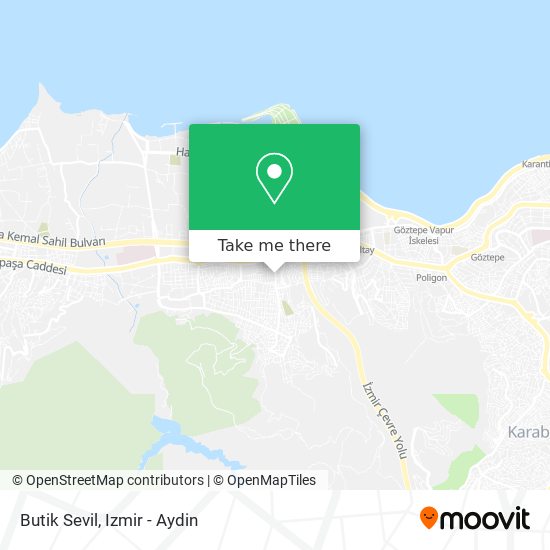 Butik Sevil map