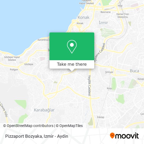 Pizzaport Bozyaka map