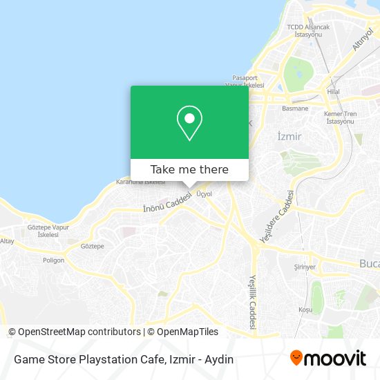 Game Store Playstation Cafe map