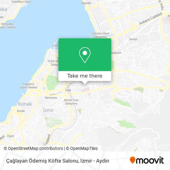 Çağlayan Ödemiş Köfte Salonu map