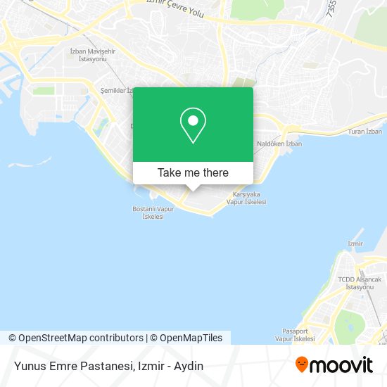 Yunus Emre Pastanesi map