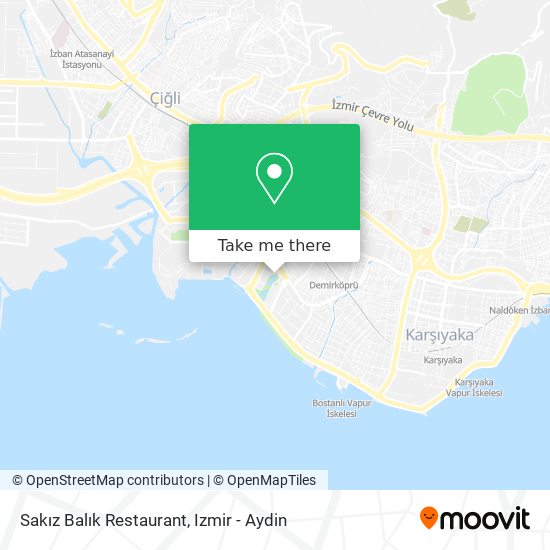 Sakız Balık Restaurant map