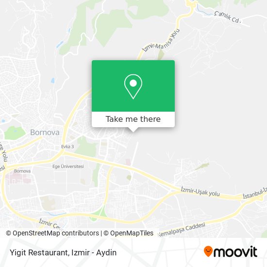 Yigit Restaurant map
