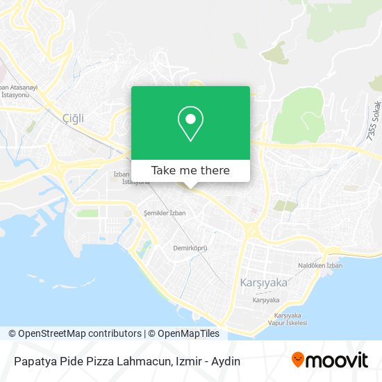 Papatya Pide Pizza Lahmacun map