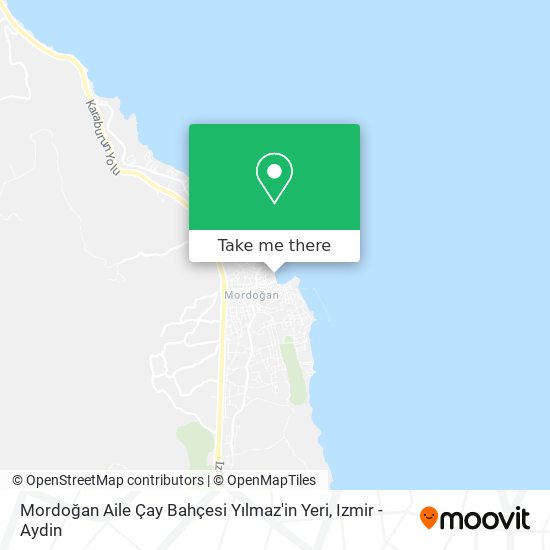 Mordoğan Aile Çay Bahçesi Yılmaz'in Yeri map