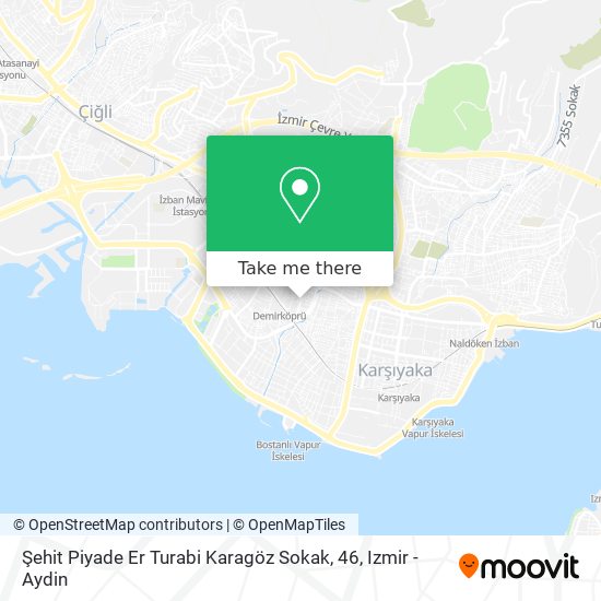 Şehit Piyade Er Turabi Karagöz Sokak, 46 map
