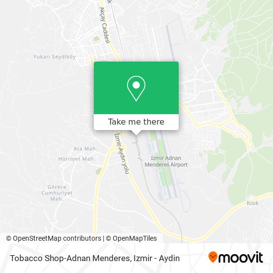 Tobacco Shop-Adnan Menderes map