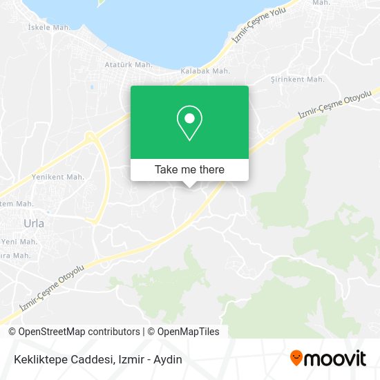 Kekliktepe Caddesi map